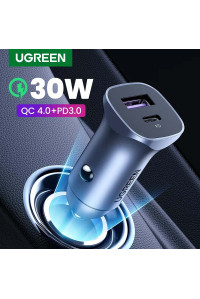 Зарядка для авто 30W PD Quick Charge 4.0 PPS Ugreen (UG-40858)