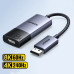 Перехідник DisplayPort HDMI 2.1 8K 60hz 4K 240hz 2K 240hz 144hz DP 1.4 Ugreen (40948)