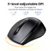 Миша комп'ютерна бездротова UGREEN з USB-приймачем 2.4G 1600 DPI (UG-45012)