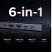 USB Hub Type-C Ugreen 6-в-1 10 Gbps HDMI 4k 60hz PD 100W для MacBook iPad Asus (UG-45363)