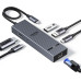 UGREEN Type-C хаб Revodok Pro 6-в-1 USB 3.2 10 Гбіт/с 4K 60 Гц HDMI PD100W RJ45 (UG-45364)