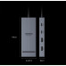 Хаб для подключения двух мониторов UGREEN 7 в 1 Revodok Pro HDMI 4K 60hz 10 Гбит/с PD (UG-45365)