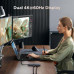 Хаб для подключения двух мониторов UGREEN 7 в 1 Revodok Pro HDMI 4K 60hz 10 Гбит/с PD (UG-45365)