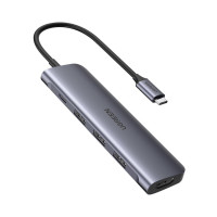 USB Hub для Macbook 5-в-1 Ugreen Type-C HDMI 4K 100W PD USB 3.0