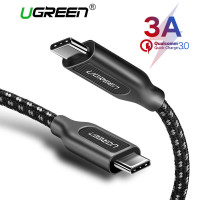 Кабель Type-C Type-C PD 3A 60W Ugreen 0.5 метра (UG-50223)
