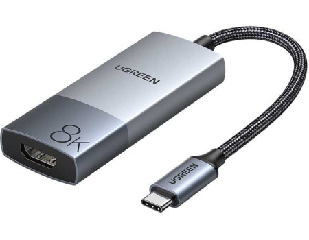 Перехідник Type-C HDMI 2.1 8k 60hz 4k 120hz 1080P 240hz Ugreen Thunderbolt 4 (UG-50338)