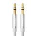 Кабель 3.5 3.5 мм AUX Hi-Fi Ugreen 1 м White (UG-50366)