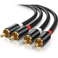 Кабель 2 RCA 2 RCA Ugreen стерео аудио Hi-Fi