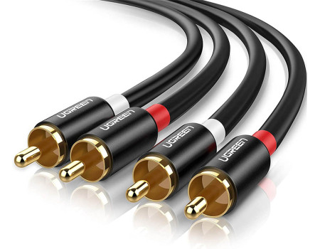 Кабель 2 RCA 2 RCA Ugreen стерео аудіо Hi-Fi