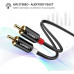 Кабель 2 RCA 2 RCA Ugreen стерео аудіо Hi-Fi