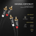 Кабель 2 RCA 2 RCA Ugreen стерео аудіо Hi-Fi