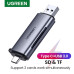 Картридер USB 3.0 2 в 1 SD MicroSD 2 TB OTG USB-C USB-A Ugreen (UG-50706)