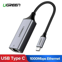 USB-C Ethernet Gigabit адаптер для MacBook Ipad RJ45 LAN 1000 Мбіт/с USB 3.1 Ugreen (UG-50737)