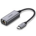 USB-C Ethernet Gigabit адаптер для MacBook Ipad RJ45 LAN 1000 Мбит/с USB 3.1 Ugreen (UG-50737)