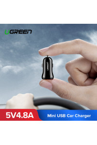 Автомобильное зарядное устройство для телефона USB 4.8А 24W UGREEN (UG-50875)