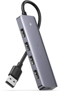 USB хаб із зовнішнім живленням 5-в-1 Ugreen 4 USB 3.0