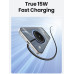 Беспроводная зарядка Apple MagSafe UGREEN MagFlow Qi2 15W для iPhone 16 /15/14/13/12 (UG-55206)