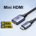 Перехідник Mini HDMI - HDMI 2.1 8k 60hz 4k 240hz 165hz 144hz 120hz Ugreen (UG-HD181)