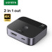 Переключатель Type-C+HDMI Switch Ugreen 2 в 1 4k 60hz для 2 компьютеров (UG-55452)