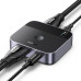 Переключатель Type-C+HDMI Switch Ugreen 2 в 1 4k 60hz для 2 компьютеров (UG-55452)