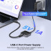 Переключатель Type-C+HDMI Switch Ugreen 2 в 1 4k 60hz для 2 компьютеров (UG-55452)