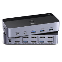 HDMI-переключатель для 2 мониторов 2 компьютеров 4k 60hz USB 3.0 Ugreen (UG-55455)