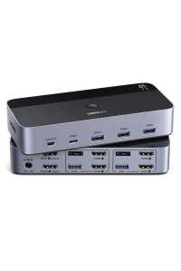 HDMI-переключатель для 2 мониторов 2 компьютеров 4k 60hz USB 3.0 Ugreen (UG-55455)