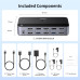 HDMI-перемикач для 2 моніторів 2 комп'ютери 4k 60hz USB 3.0 Ugreen (UG-55455)