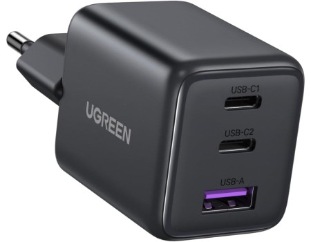 Быстрое зарядное устройство UGREEN GaN 30W Type-C USB PD 3.0 QC 4.0 (UG-55536)