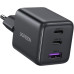 Быстрое зарядное устройство UGREEN GaN 30W Type-C USB PD 3.0 QC 4.0 (UG-55536)