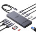 Хаб UGREEN Revodock Pro для 2 моніторів 11-в-1 4k 120hz DP+HDMI 10 Гбіт/с PD 100W RJ45 3.5 мм (UG-55766)