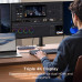 Хаб UGREEN Revodok Pro 12-в-1 для 1-2-3 моніторів 4k 120hz DP HDMI 10 Гбіт/с 100W (UG-55767)