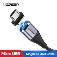 Магнитный кабель Micro USB для быстрой зарядки Ugreen 2.4A 1 м