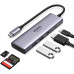 USB-хаб для MacBook M4 M3 6-в-1 USB-C PD 100W HDMI 4K 60Hz Ugreen (UG-60384)