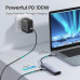 Хаб для Макбука M4 7-в-1 Ugreen USB-C RJ45 4K 60Hz HDMI PD 100W (UG-CM512)