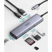 Хаб для Макбука M4 7-в-1 Ugreen USB-C RJ45 4K 60Hz HDMI PD 100W (UG-CM512)