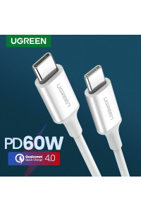Кабель Type C Type C Ugreen 3A 60W PD QC 4.0 FCP 1 м (UG-60518)