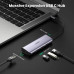 UGREEN USB-C хаб 3 x USB 3.0 Gigabit Ethernet RJ45 для MacBook алюминий (UG-60718)
