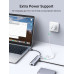 UGREEN USB 3.0 хаб + Gigabit Ethernet адаптер 1000 Мбит/с RJ45 LAN (UG-60812)