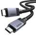 Кабель Type-C Type-C USB4 Thunderbolt 4 8k 40 Гбит/с 240W PD3.1 Ugreen 1 м (UG-L705)
