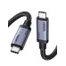  Кабель Type-C Type-C USB4 Thunderbolt 5 16k 80 Гбит/с 240W PD3.1 Ugreen 1 м (UG-L706)
