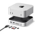 Хаб подставка для Mac Mini M4/ M4 Pro 11 в 1 Ugreen слот NVMe 8TB 10Gbps USB-A/C SD/TF (UG-65487)