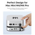 Підставка хаб для Mac mini M4 і M4 Pro Ugreen 10 в 1 DisplayPort 4k USB 3.2 M.2 NVMe слот (UG-65488)