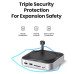 Підставка хаб для Mac mini M4 і M4 Pro Ugreen 10 в 1 DisplayPort 4k USB 3.2 M.2 NVMe слот (UG-65488)