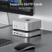Підставка хаб для Mac mini M4 і M4 Pro Ugreen 10 в 1 DisplayPort 4k USB 3.2 M.2 NVMe слот (UG-65488)