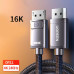 Кабель Displayport 2.1 DP UHD HDR 3D 12 bit Ugreen 16k 30hz 10k 60hz 8k 60hz 4k 240hz G-Sync FreeSync