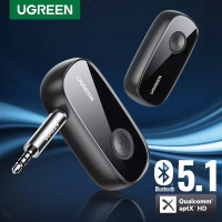 Ugreen Bluetooth 5.1 адаптер HI-FI AUX aptX HD приймач (UG-70304)