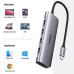 USB C хаб 6-в-1 Ugreen 4K HDMI 3 USB 3.0 картридер SD/TF для MacBook M4 M3 M2 (UG-70410)