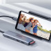 USB-C Хаб для Macbook M1 M2 M3 6-в-1 Ugreen USB 3.0 PD 100W 4k HDMI картрідер SD/TF