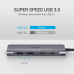 USB-C Хаб для Macbook M1 M2 M3 6-в-1 Ugreen USB 3.0 PD 100W 4k HDMI картрідер SD/TF